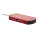 Raluhub red  USB hub 