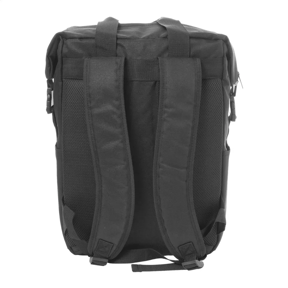 Ellison black  RPET backpack 