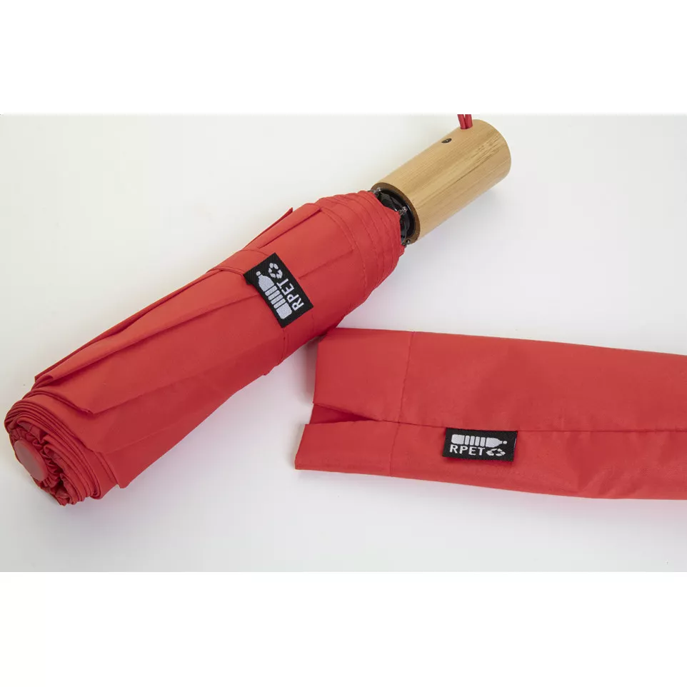 Kasaboo rood  RPET paraplu 