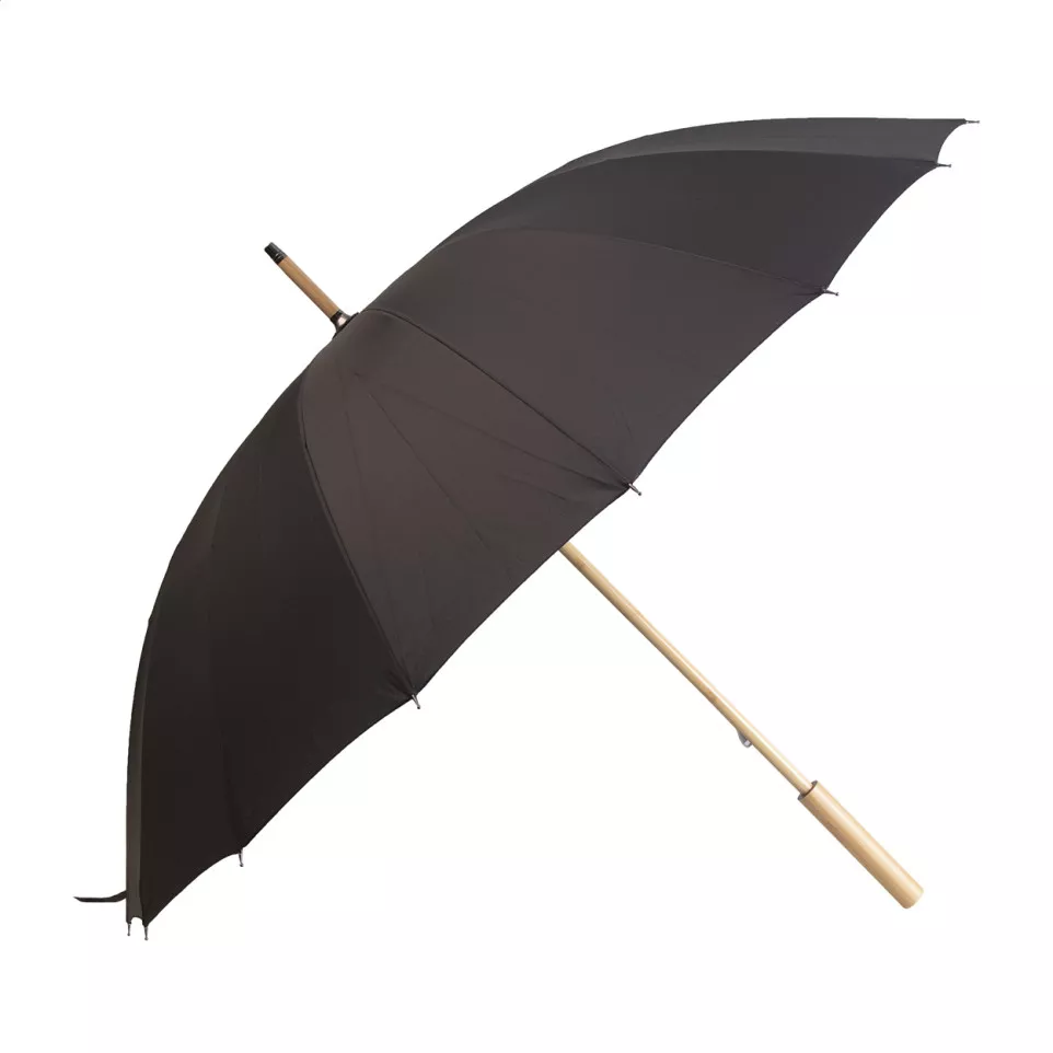 Takeboo zwart  RPET paraplu 