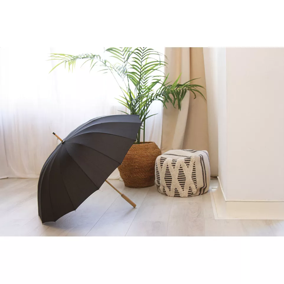 Takeboo noir  parapluie RPET 