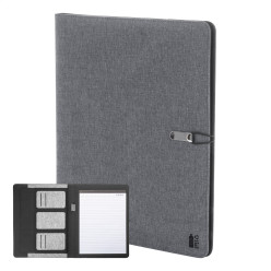 Shepherd A4 grey  RPET document folder 