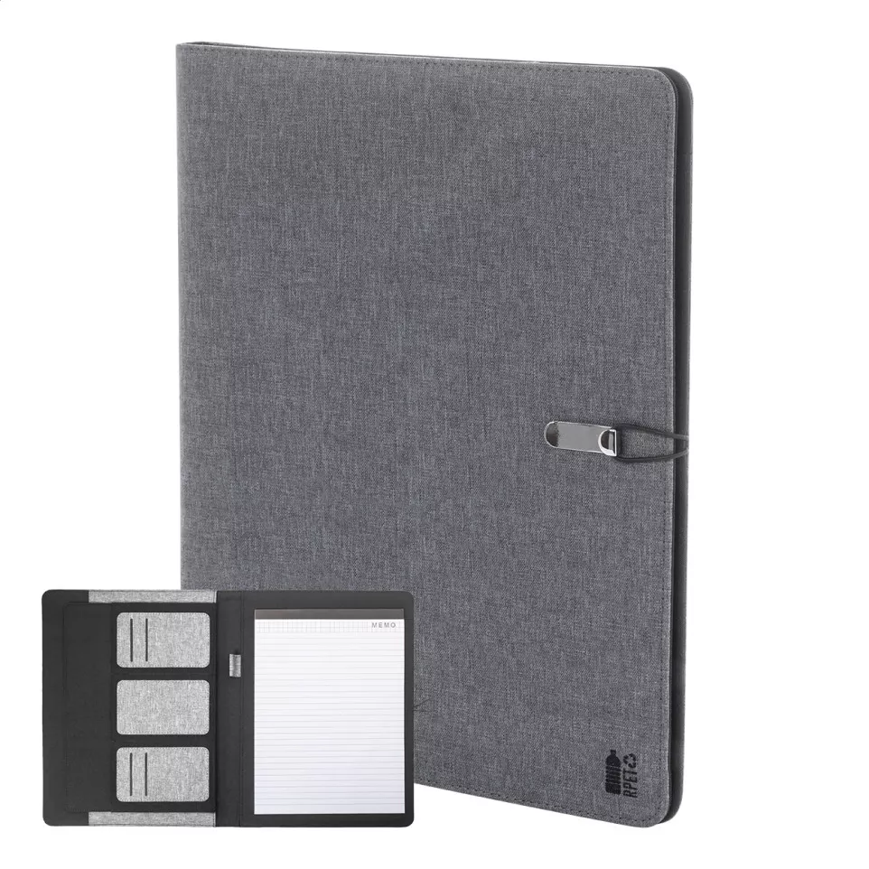 Shepherd A4 grey  RPET document folder 