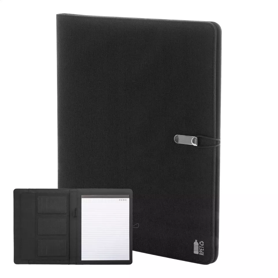 Shepherd A4 black  RPET document folder 