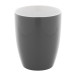 Gaia dark grey white mug 