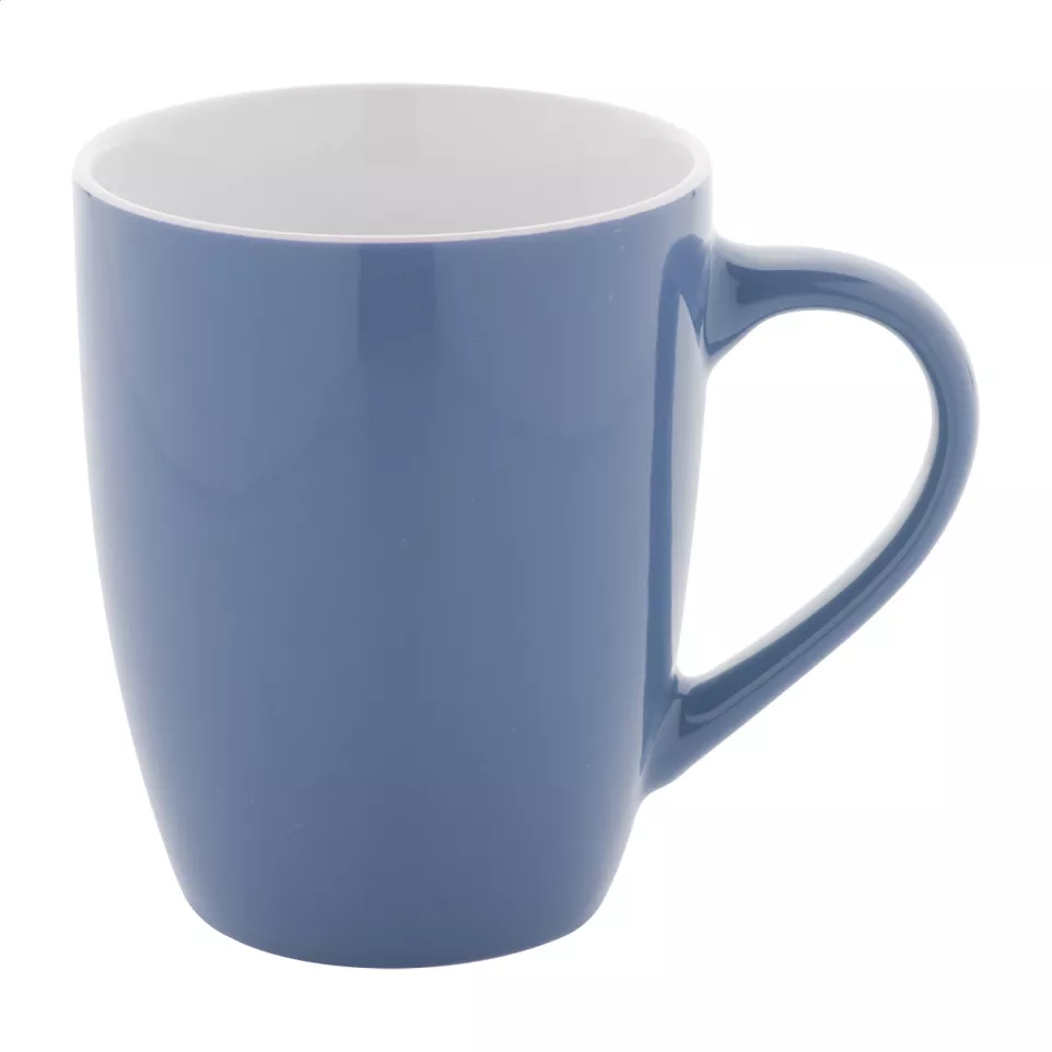Gaia licht blauw wit mok 