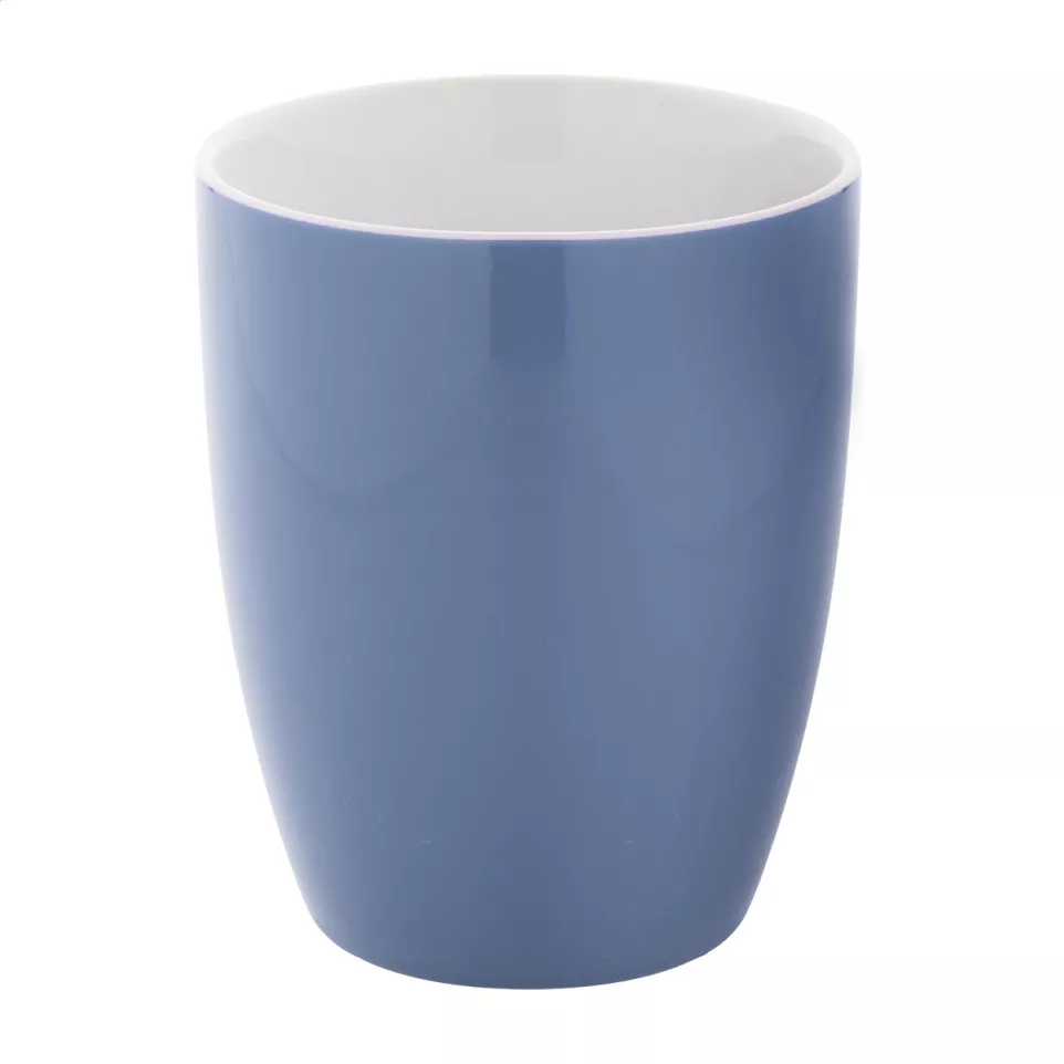 Gaia light blue white mug 