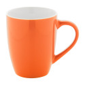 Gaia orange blanc mug  