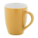 Gaia yellow white mug 
