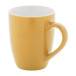 Gaia yellow white mug 