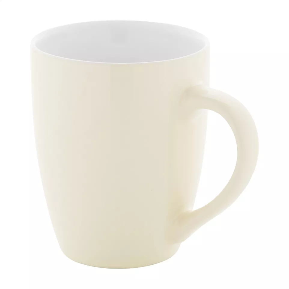 Gaia natural white mug 