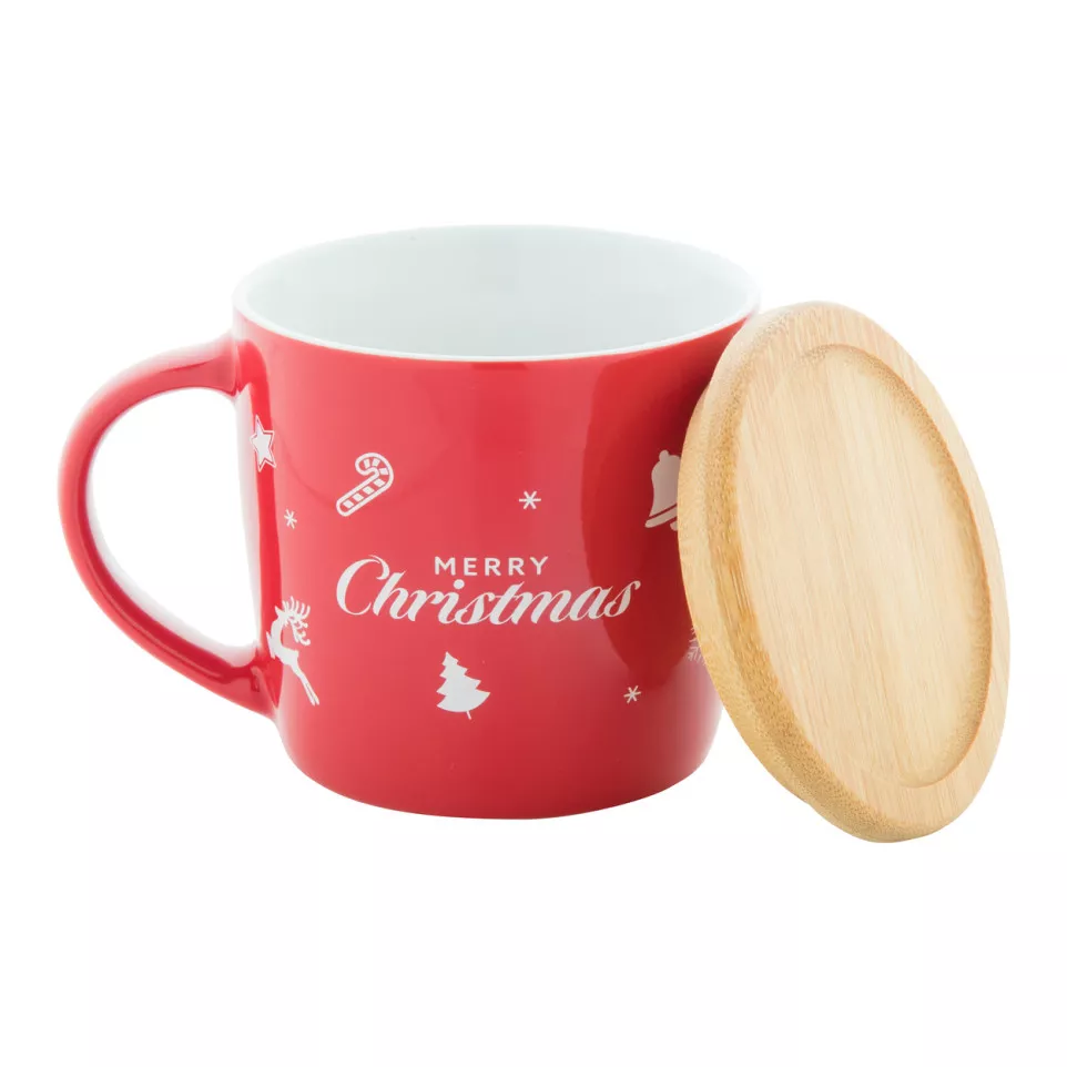 Salomaa rood  Kerst mok 