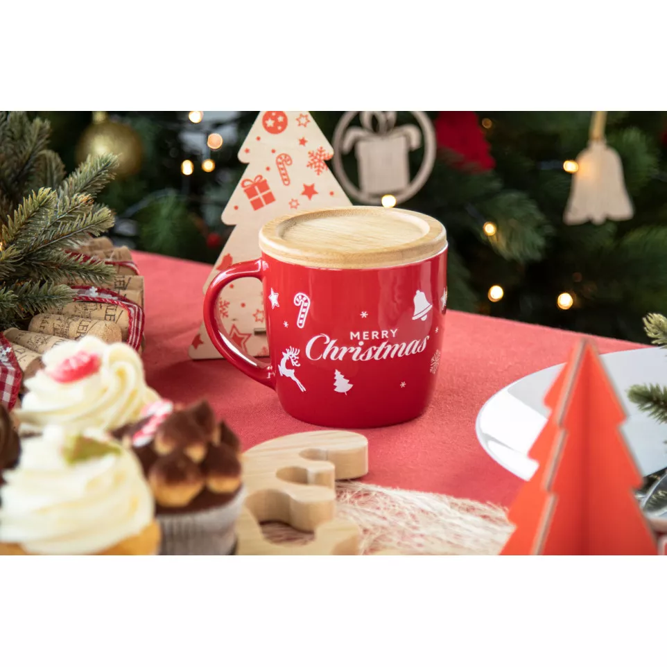 Salomaa rouge  mug Noël 