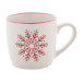 Snoflinga rouge  mug Noël 