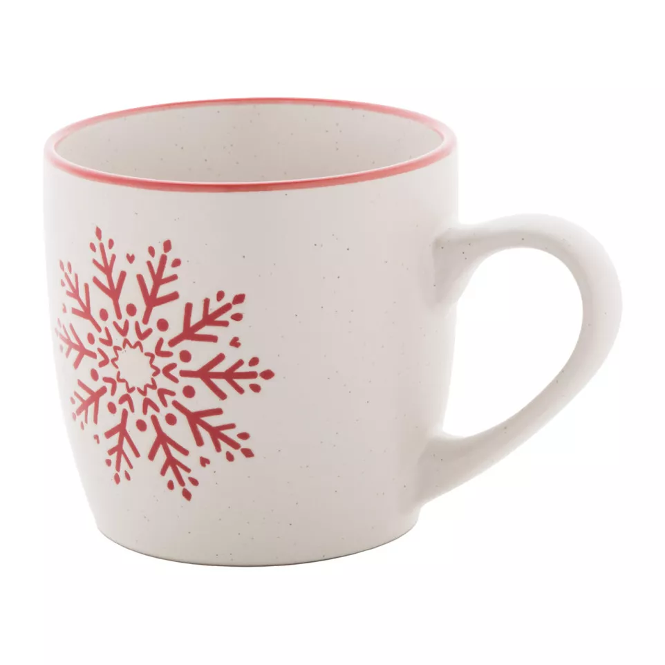 Snoflinga rouge  mug Noël 