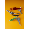 Ralubiner zwart  sleutelhanger 