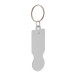 RaluCart silver  trolley coin keyring 