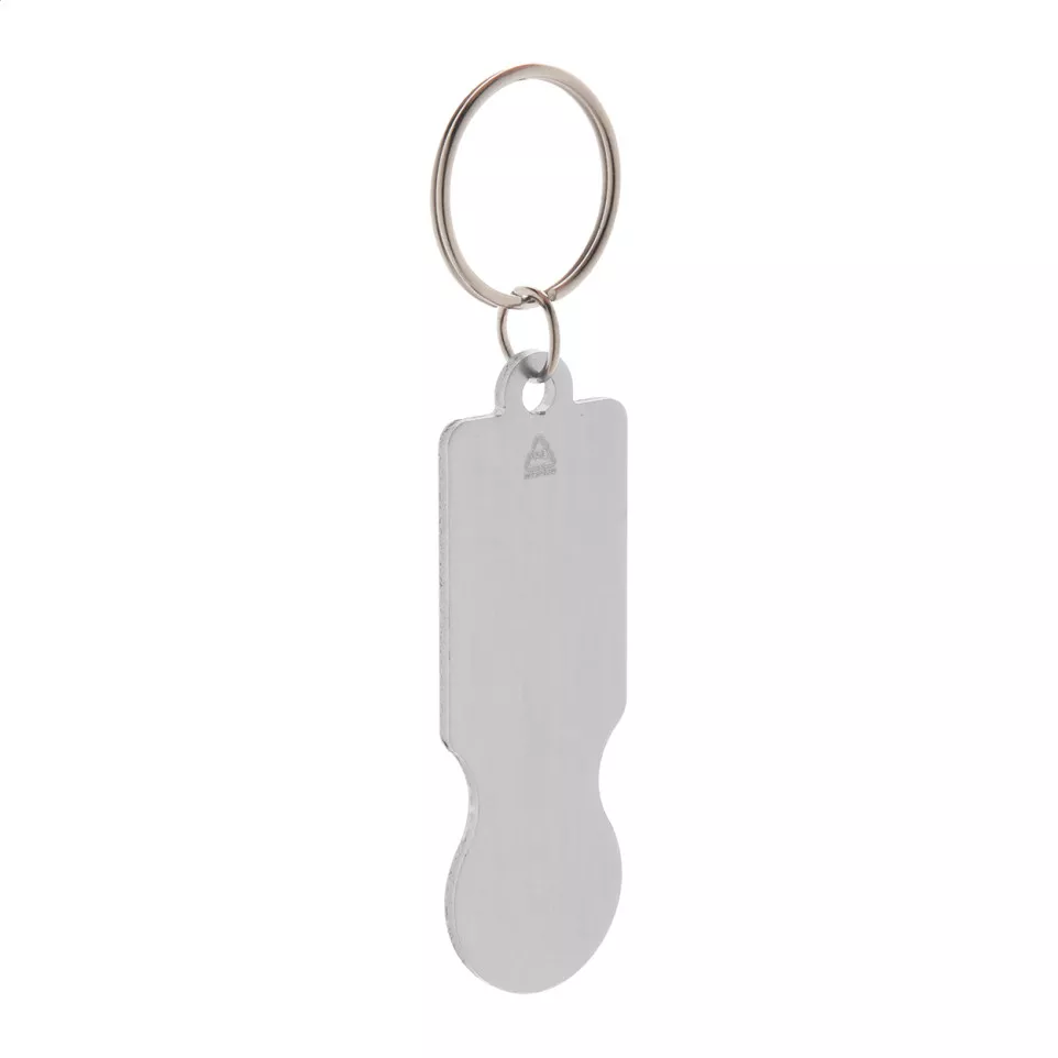 RaluCart argenté  porte-clés jeton 