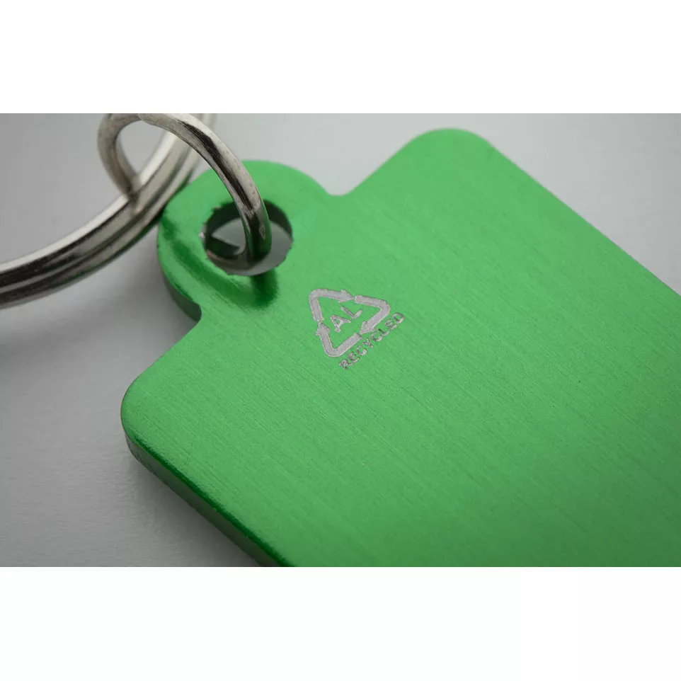 RaluCart green  trolley coin keyring 