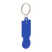 RaluCart blauw  winkelwagenmunt sleutelhanger 