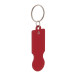 RaluCart red  trolley coin keyring 