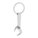 Spanner silver  bottle opener keyring 