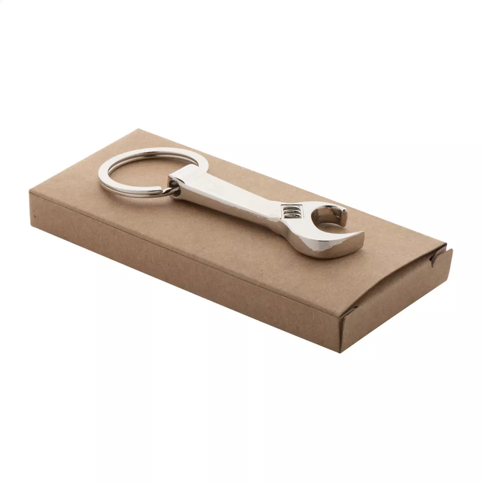 Spanner argenté  porte-clés décapsuleur 