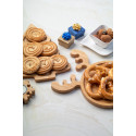Kongle naturelle  assiette apéro Noël 