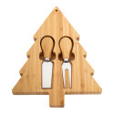 Jarlsberg natural  Christmas cheese knife set 