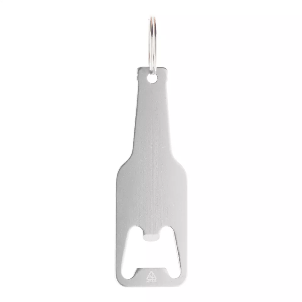 Kaipi zilver  flesopener sleutelhanger 