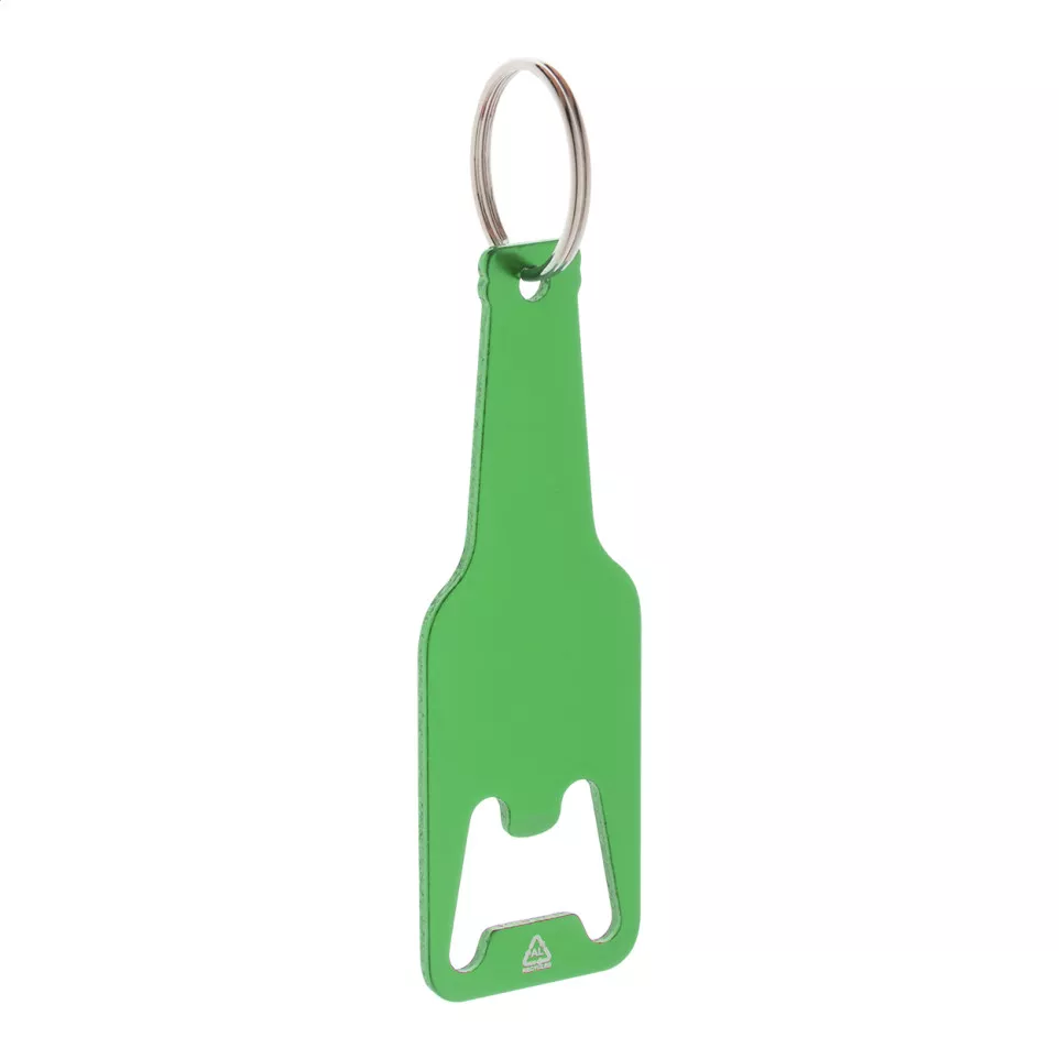 Kaipi green  bottle opener keyring 