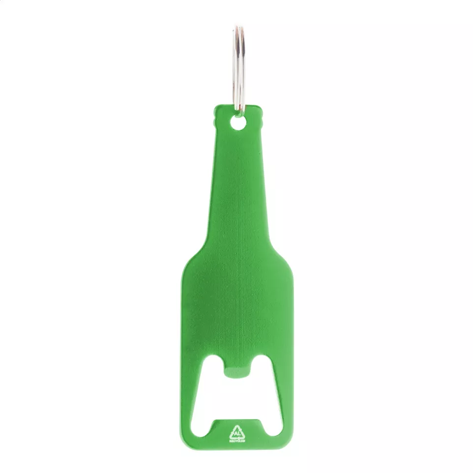 Kaipi green  bottle opener keyring 