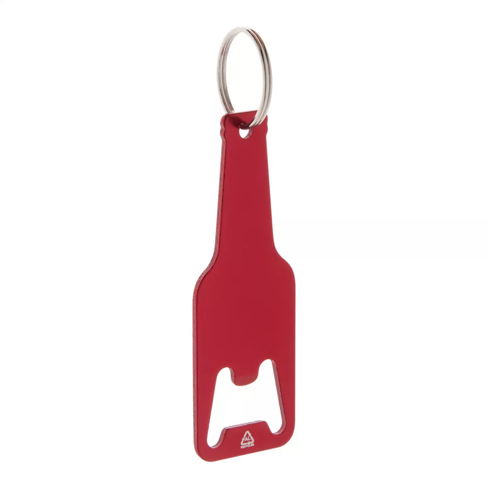 Kaipi red  bottle opener keyring 