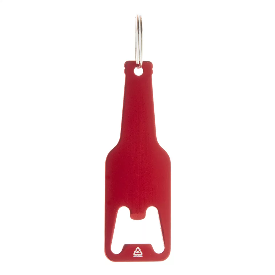 Kaipi red  bottle opener keyring 