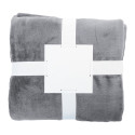 Vantaa gris  couverture en flanelle RPET 