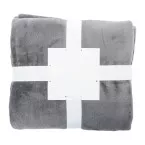 Vantaa grey  RPET flannel blanket 