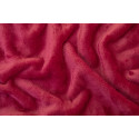 Vantaa bordeaux  couverture en flanelle RPET 