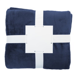 Vantaa donker blauw  RPET flanellen deken 