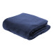 Vantaa bleu foncé  couverture en flanelle RPET 