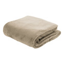 Vantaa beige  RPET flanellen deken 