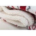 Hobborn multicolour  RPET Christmas blanket 