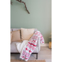 Hobborn multicolour  RPET Christmas blanket 