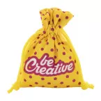 SuboGift S jaune  sac cadeau personnalisé, petit 