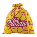 SuboGift L geel  custom made geschenktas, groot 