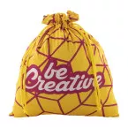 SuboGift L yellow  custom gift bag, large 