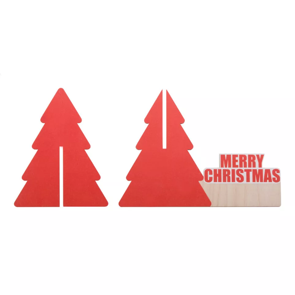 Narkaus red  desk Christmas tree 