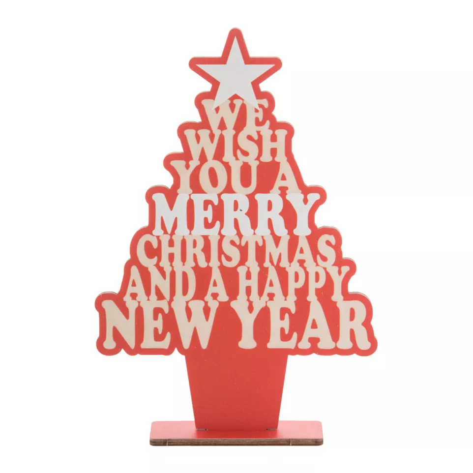 Kampsala red  desk Christmas tree 