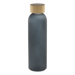 Cloody zwart  glazen fles 