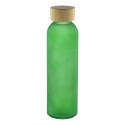 Cloody groen  glazen fles 