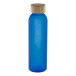 Cloody blue  glass bottle 